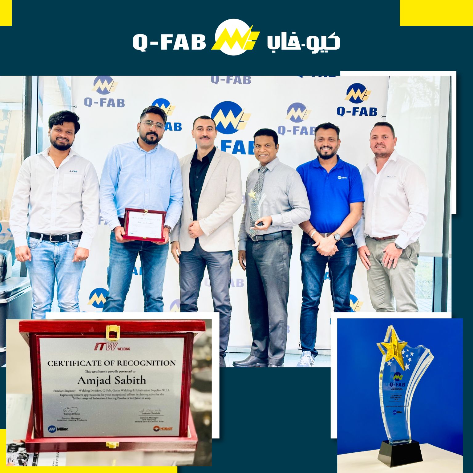 Q-Fab Qatar Proheat Award Induction Heating